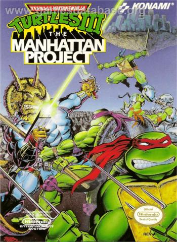 Cover Teenage Mutant Ninja Turtles III - The Manhattan Project for NES